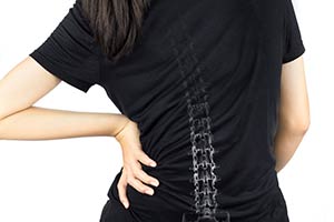 Graphic of Person Having Spine Pain